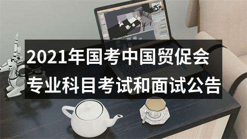 2021年国考中国贸促会专业科目考试和面试公告 图片