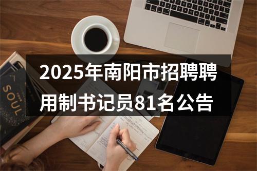 2025年南阳市招聘聘用制书记员81名公告 图片